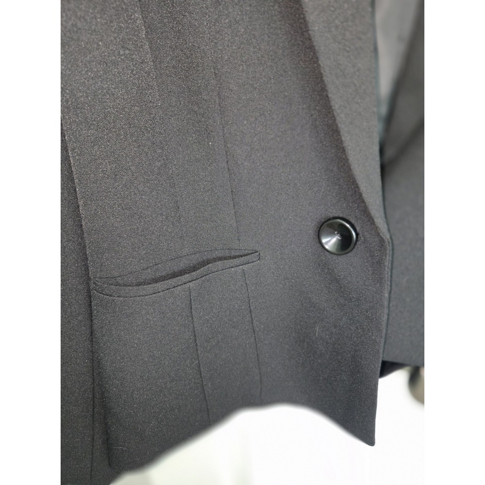 KASPER Women's  Black Blazer Jacket  14 P 2-pockets Up Front. - Picture 6 of 6